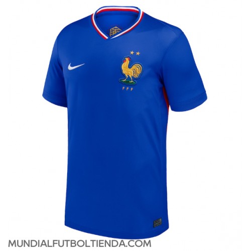 Camiseta Francia Primera Equipación Replica Eurocopa 2024 mangas cortas